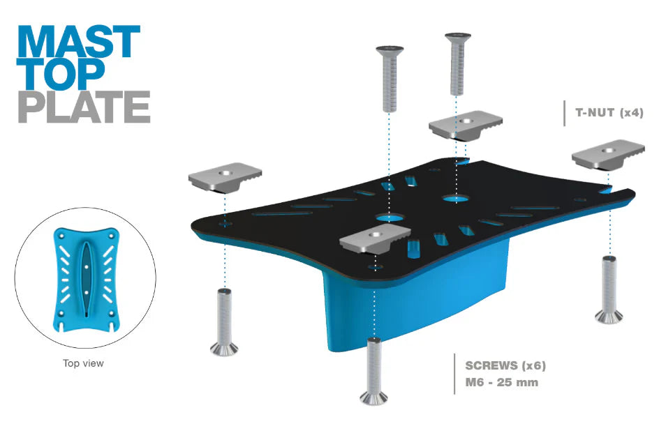 F-One Mast Top Plate